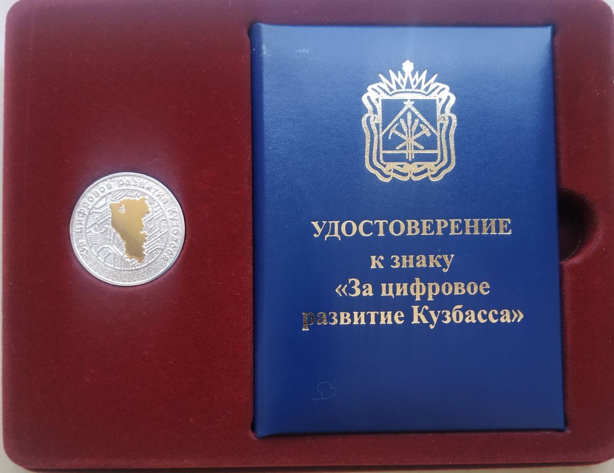 Заместитель начальника Архивного управления Кузбасса Н.А. Юматова награждена нагрудным знаком «За цифровое развитие Кузбасса»