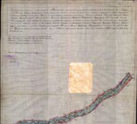 Геометрический специальный план Троицкого золотосодержащего прииска по реке Малому Кызасу Кузнецкого уезда